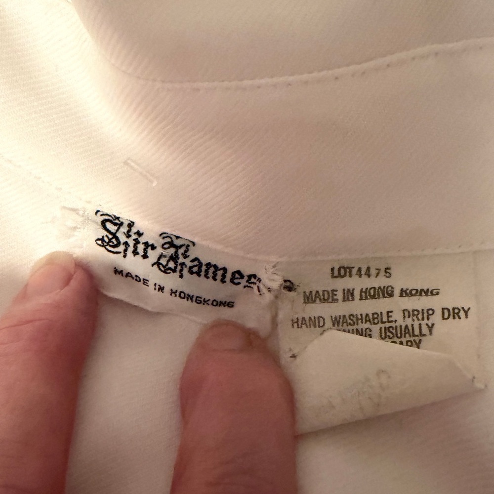 Vintage Sir James Maxi White Western-Style Button-Up Dress -Size 14/Large - Picture 15 of 16